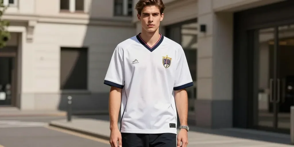 Maillot de foot stylé pour l'été : comment le transformer en pièce mode urbaine sans le réduire au stade