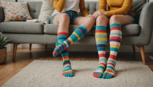 chaussette avec doigts de pied