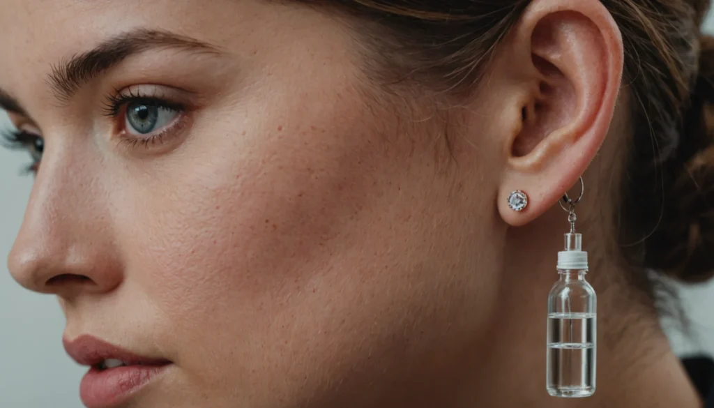 eau oxygénée piercing