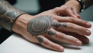 tatouage sur le doigt