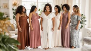 tenue pour mariage femme ronde