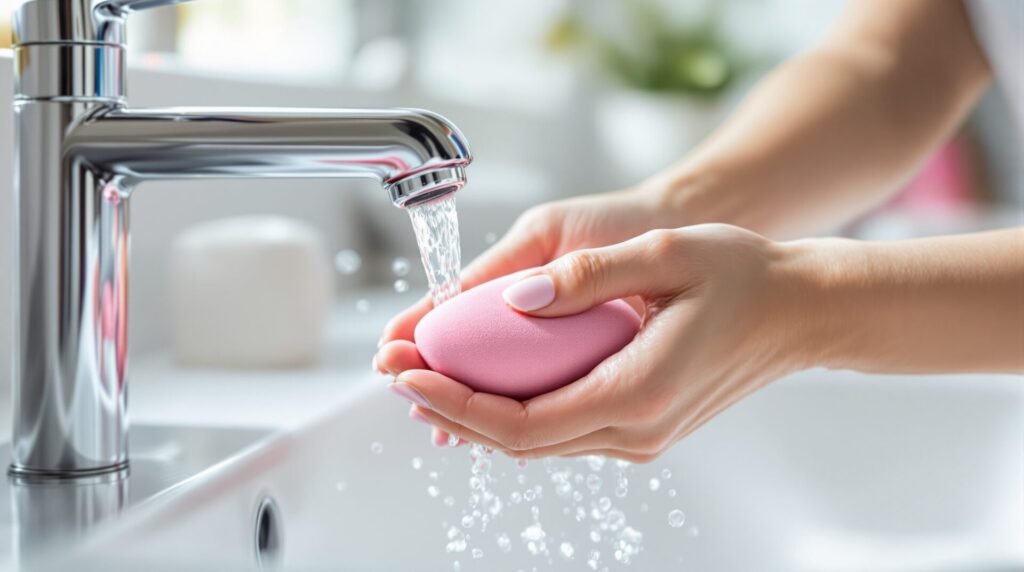 comment nettoyer eponge maquillage