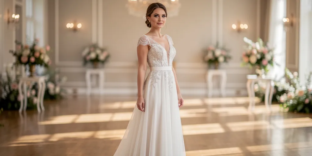 robe empire femme mariage