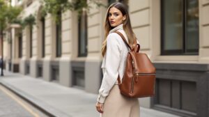 Sac à dos en cuir et mocassins femme : le duo chic et intemporel pour un style sans effort