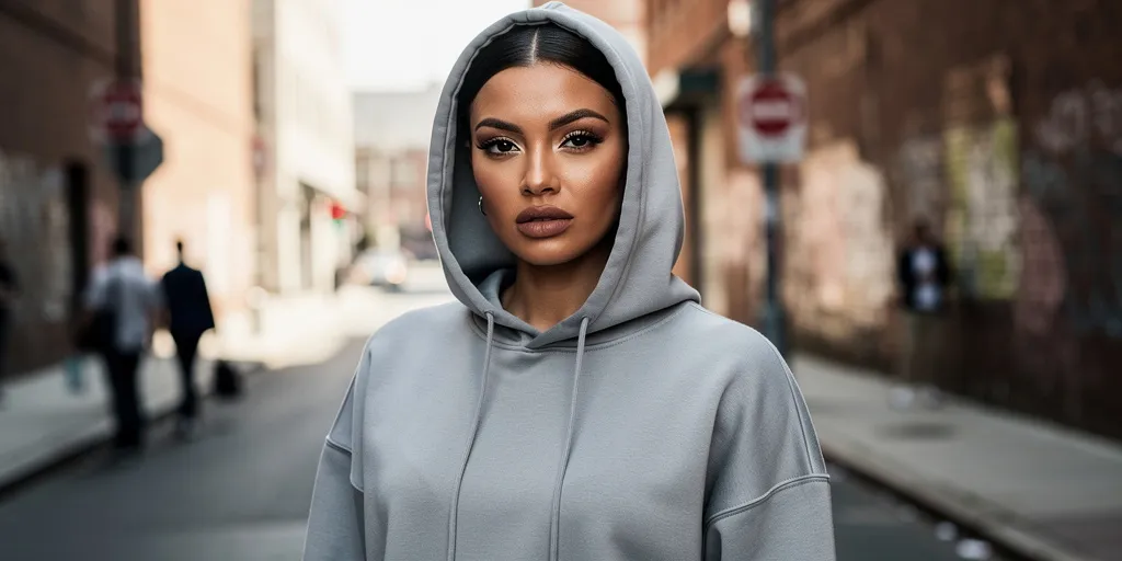 tenue avec sweat à capuche femme