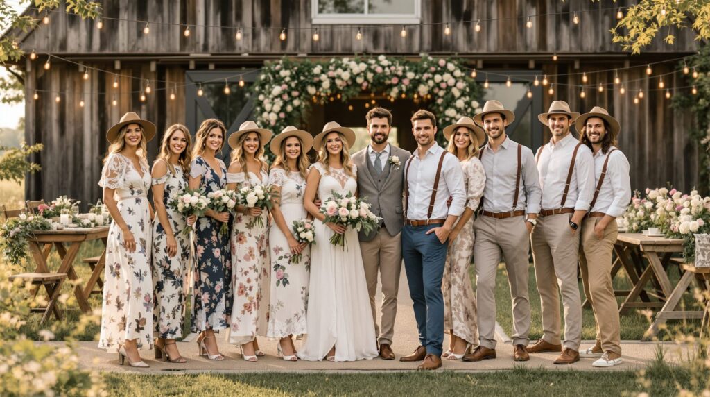 comment s'habiller pour un mariage champetre