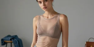 débardeur femme transparent
