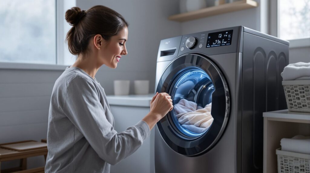 machine à laver cycle court