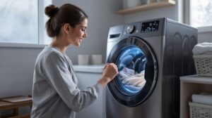 machine à laver cycle court