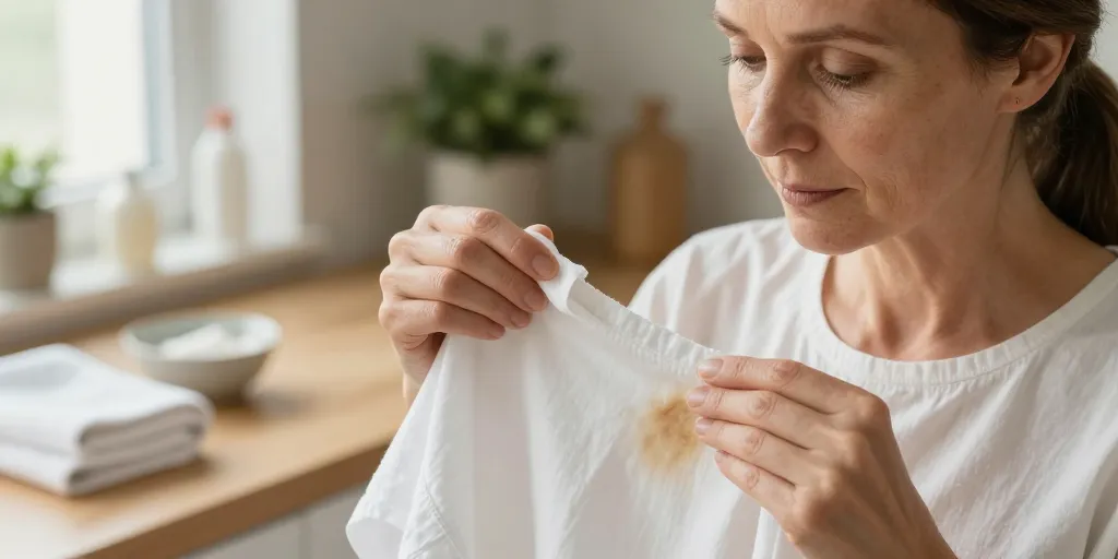 tache decoloration vetement