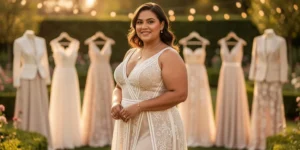 tenue pour mariage femme ronde