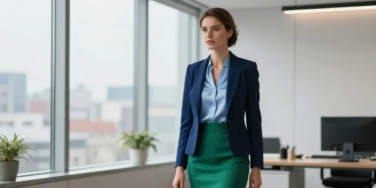 associer bleu et vert vêtement