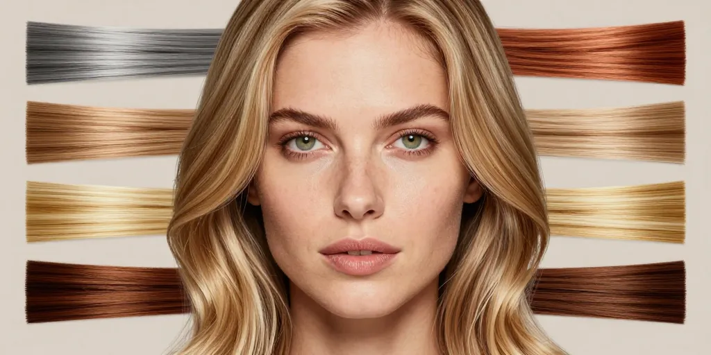 couleur de cheveux yeux verts teint clair