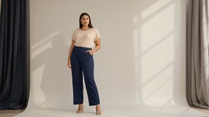 pantalon chino femme ronde