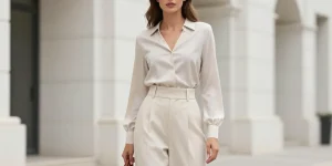 haut avec pantalon large
