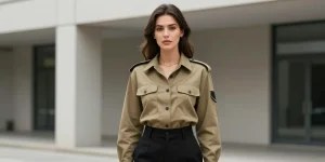 chemise kaki femme militaire