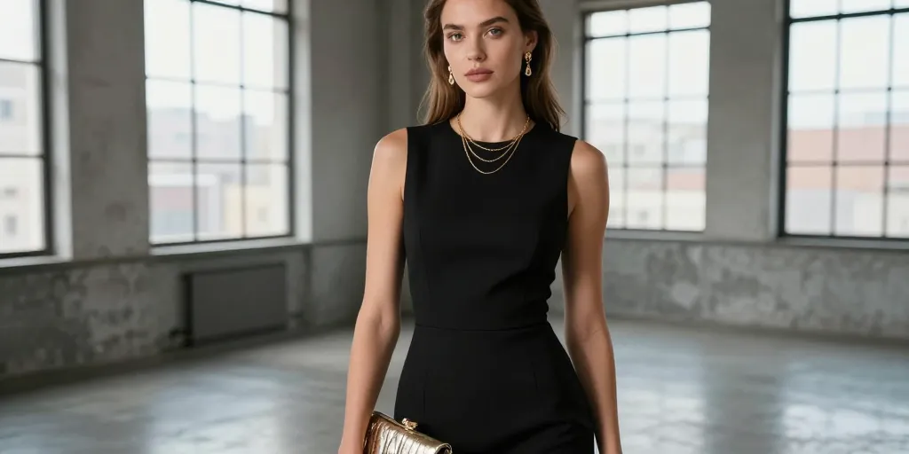 comment accessoiriser une robe noire