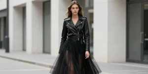 look jupe tulle noir