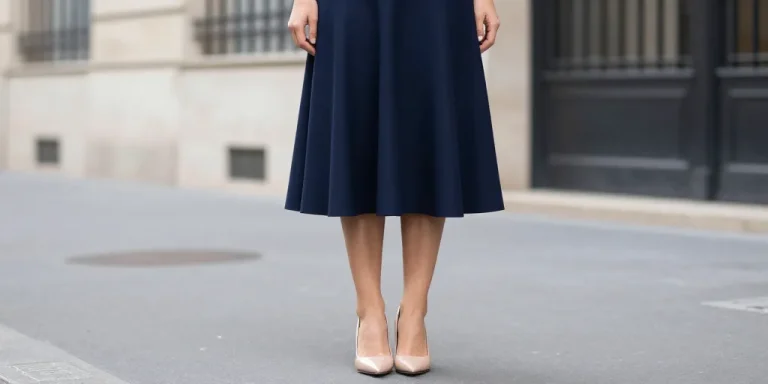 quelles chaussures avec robe bleu marine