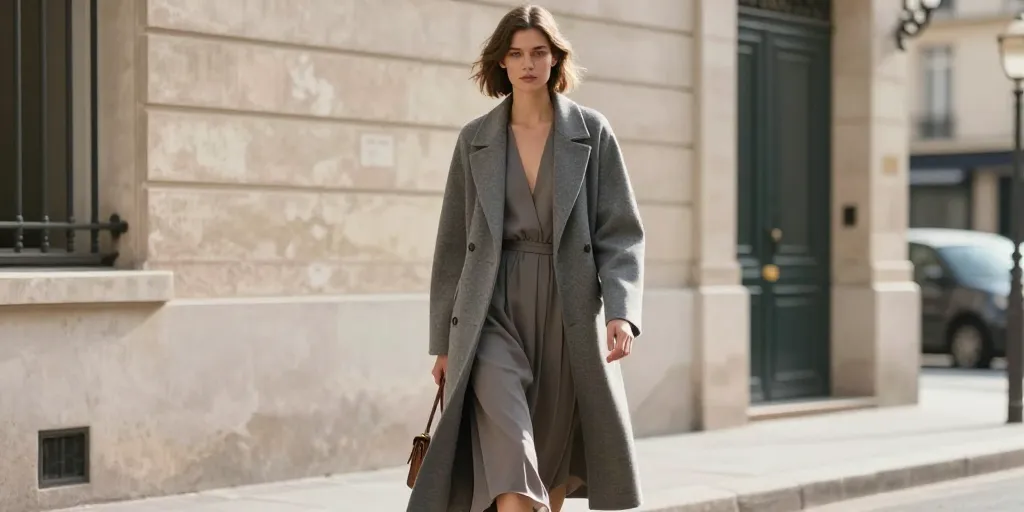 manteau robe longue