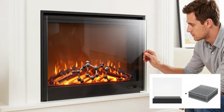 vitre autonettoyante pour insert